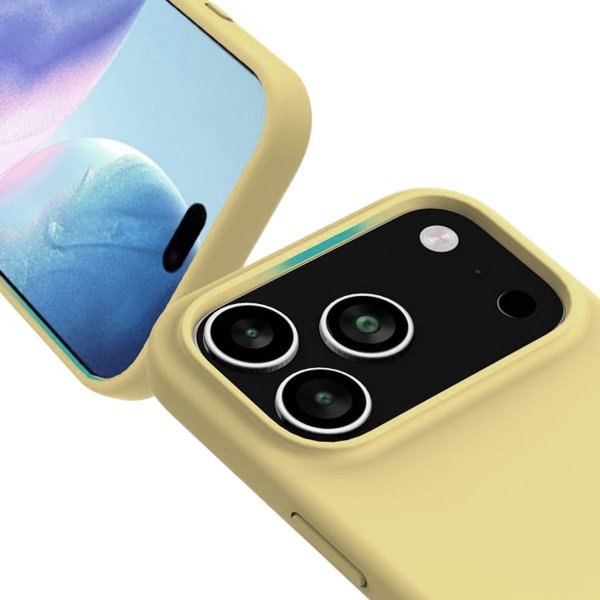 Rvelon iPhone 17 Pro Max Skal Silikon MagSafe Gul