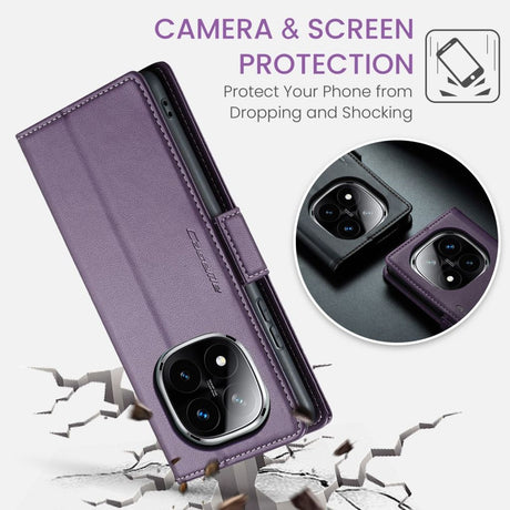 CaseMe Xiaomi Redmi Note 14 Pro 5G/14 Pro Plus 5G Fodral 023 Series Lila