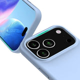 Rvelon iPhone 17 Pro Skal Silikon MagSafe Ljusblå