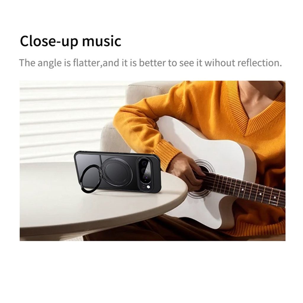 Google Pixel 11 Pro XL Skal MagSafe-ring Svart