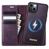 CaseMe iPhone 15 Fodral C49 Series Lila