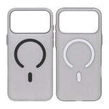 iPhone 17 Pro Max Skal Korrugerad MagSafe Ljusgrå