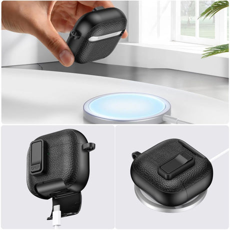 AirPods 4/5 Skal Stativfunktion Svart