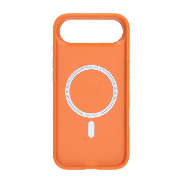 iPhone Air Skal Konstläder MagSafe Orange