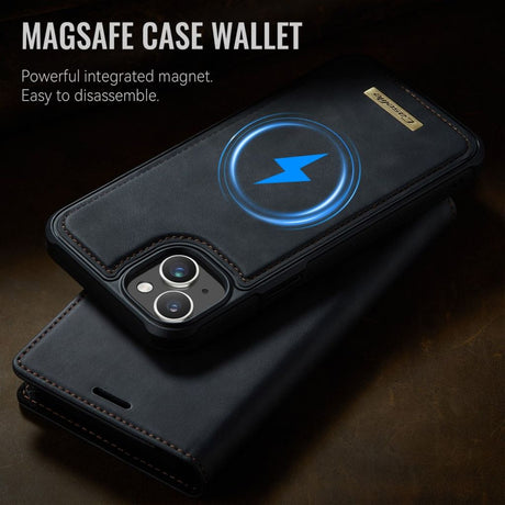 CaseMe iPhone 15 Fodral C49 Series Svart