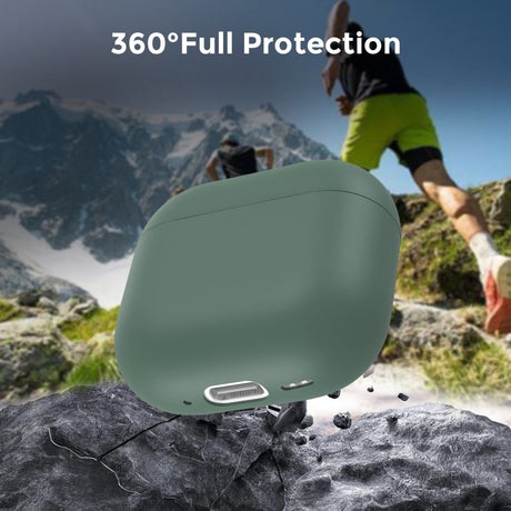 Ahastyle AirPods 4/5 Skal Silikon Grön