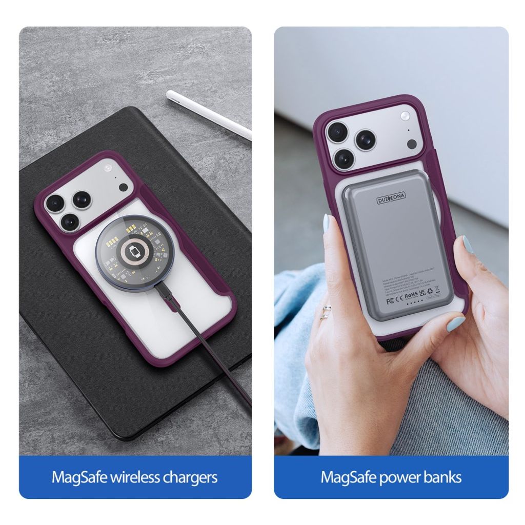 Dux Ducis iPhone 17 Pro Max/18 Pro Max Fodral Skin X Pro Series MagSafe Röd