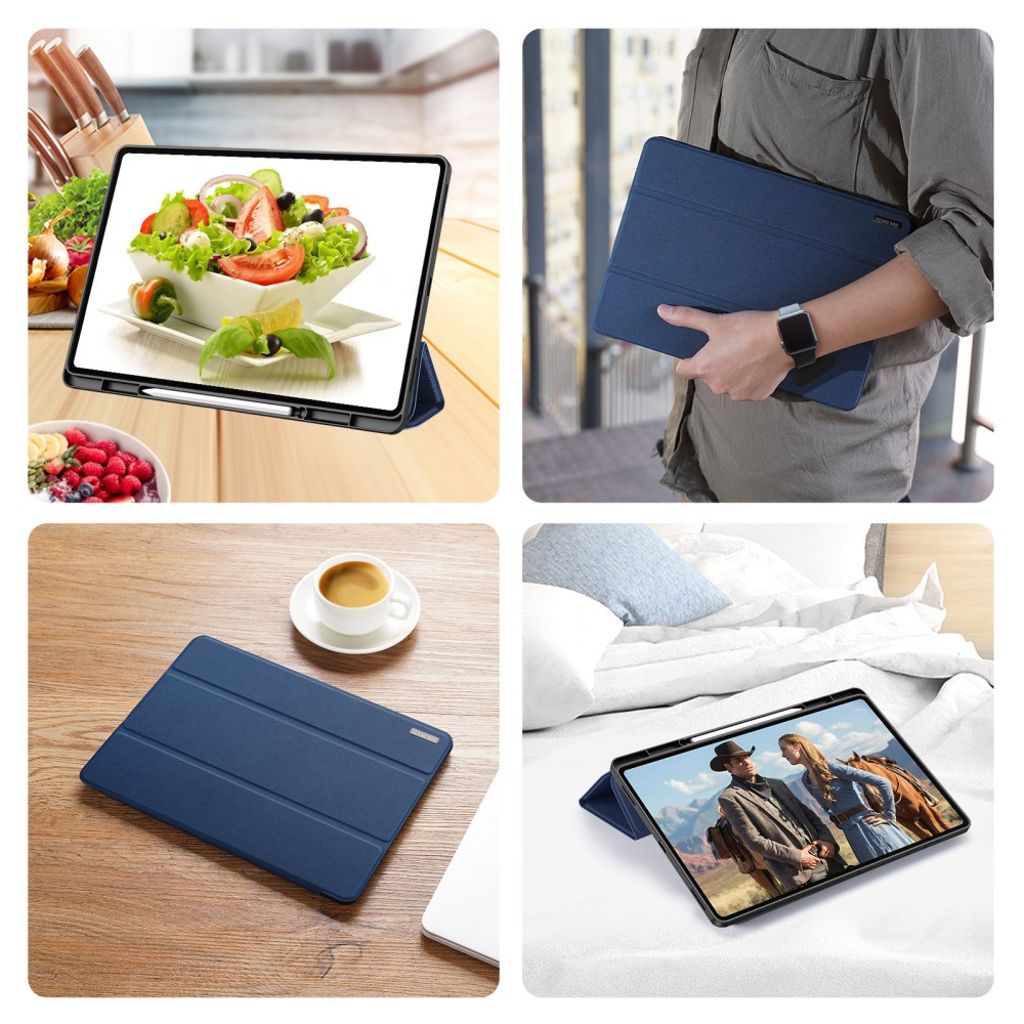 Dux Ducis Samsung Galaxy Tab S11 Ultra/S12 Ultra Fodral DOMO Series Blå