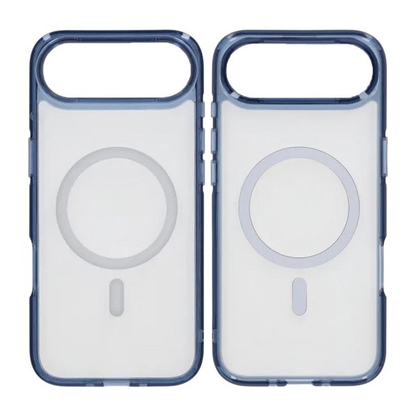 iPhone Air Skal TPU MagSafe Blå Transparent