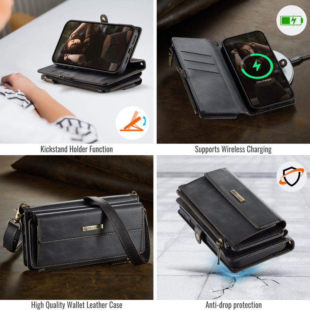 CaseMe iPhone 17 Pro Max/iPhone 18 Pro Max Fodral C39 Series Svart