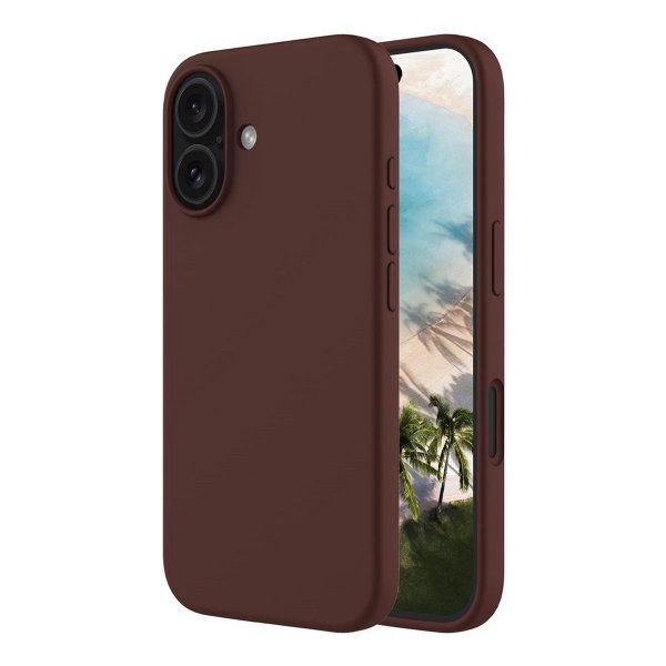 Rvelon iPhone 17 Skal Silikon MagSafe Brun