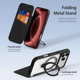 Dux Ducis iPhone 17 Pro Max/18 Pro Max Fodral Skin X Pro Series Kickstand MagSafe Svart