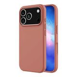 Rvelon iPhone 17 Pro Skal Silikon MagSafe Mörkrosa