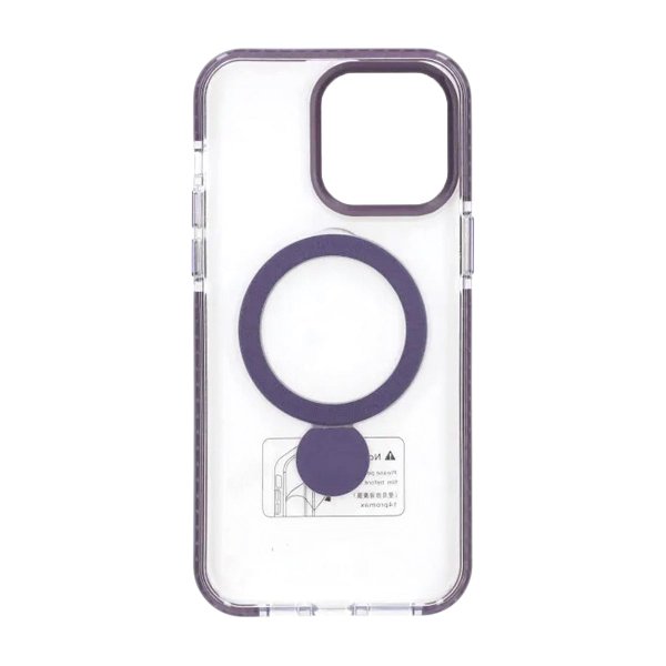 iPhone 15 Pro Skal Ringstativ MagSafe Lila