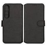 Rvelon Samsung Galaxy S25 Edge Fodral 4 Kortfack Löstagbart Skal Svart