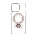 iPhone 15 Pro Skal Ringstativ MagSafe Svart Transparent