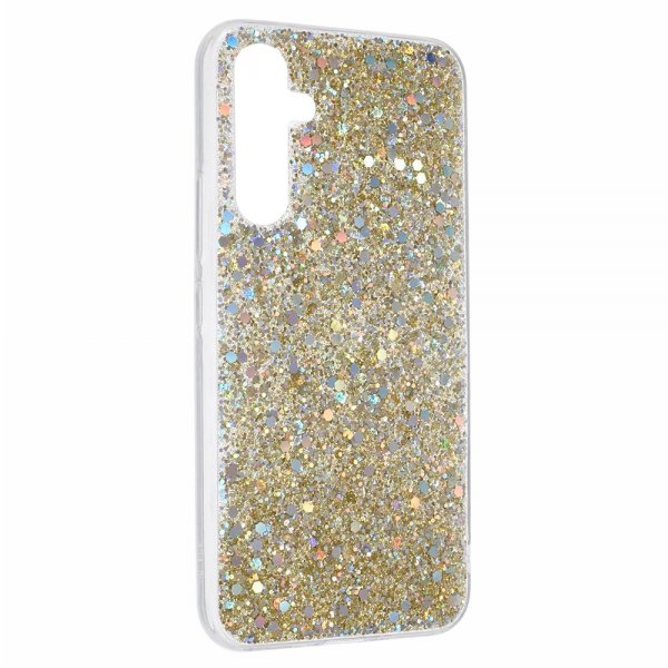 Nordic Covers Samsung Galaxy A15 Skal Sparkle Series Citrine Gold