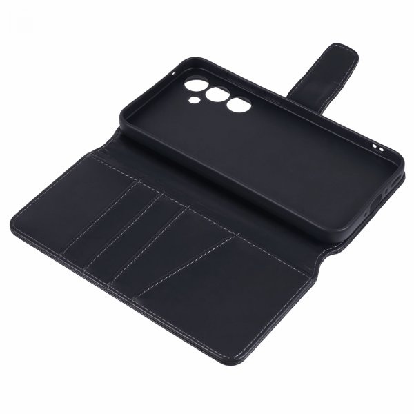 Nordic Covers Samsung Galaxy A35 Fodral Essential Leather Raven Black