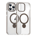 iPhone 14 Pro Skal Ringstativ MagSafe Svart Transparent