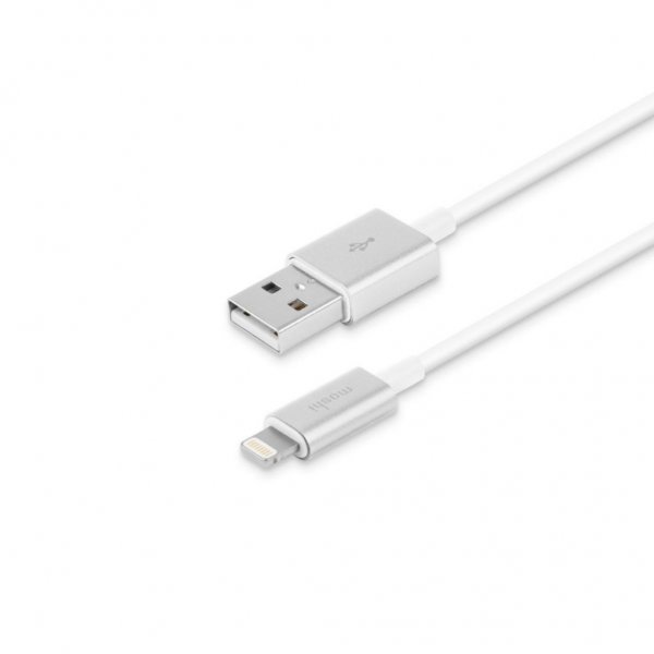 Moshi Laddningskabel USB-A till Lightning 3m Vit