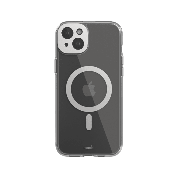 Moshi iPhone 15 Plus Skal iGlaze MagSafe Luna Silver