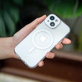 Moshi iPhone 15 Plus Skal iGlaze MagSafe Meteorite Gray