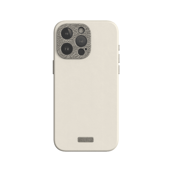 Moshi iPhone 15 Pro Max Skal Napa MagSafe Eggnog White