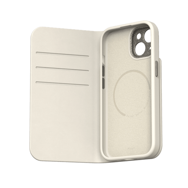Moshi iPhone 15 Fodral Overture MagSafe Eggnog White