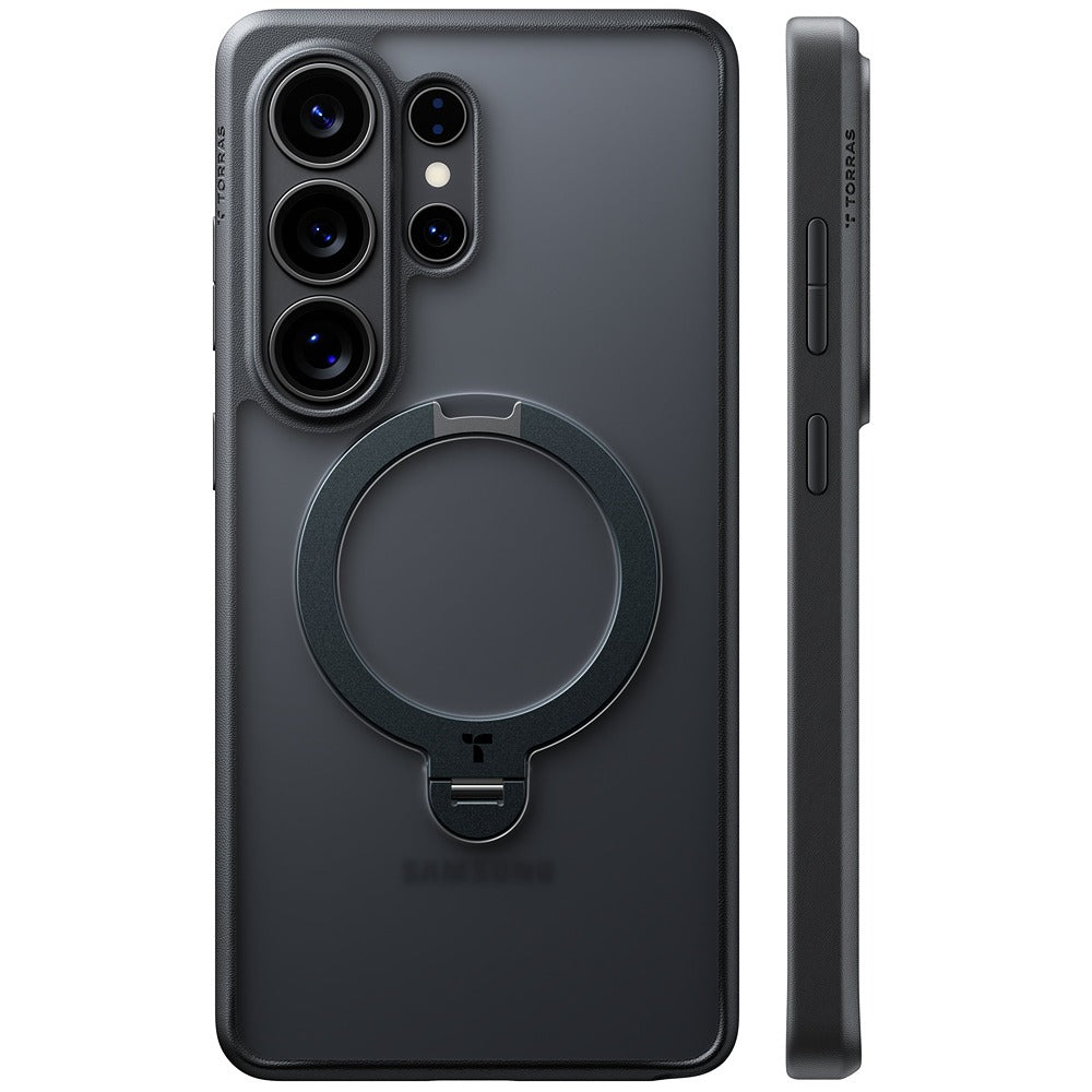Torras Samsung Galaxy S26 Ultra Skal Ostand Q3 Spin Obsidian Black