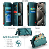 CaseMe iPhone 15 Pro Fodral C36 Series Grön