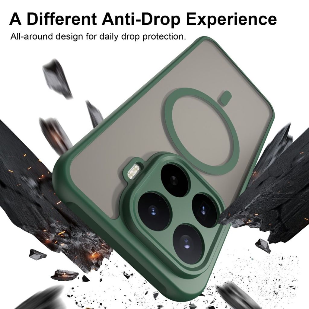 Xiaomi 17T Pro Skal Frostad MagSafe Grön