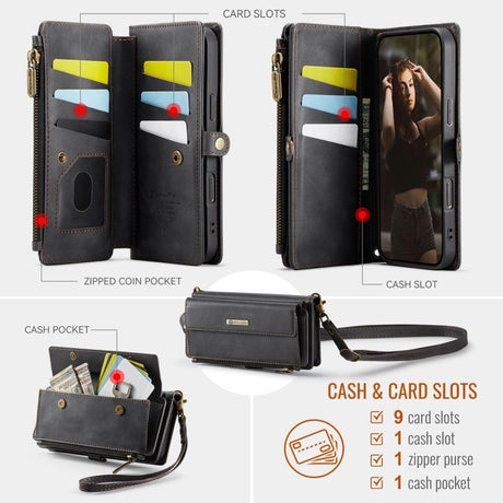 CaseMe iPhone 17 Pro Max/iPhone 18 Pro Max Fodral C39 Series Svart