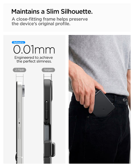 Spigen Samsung Galaxy Z Flip 8 Skal Air Fit Pro MagFit Svart