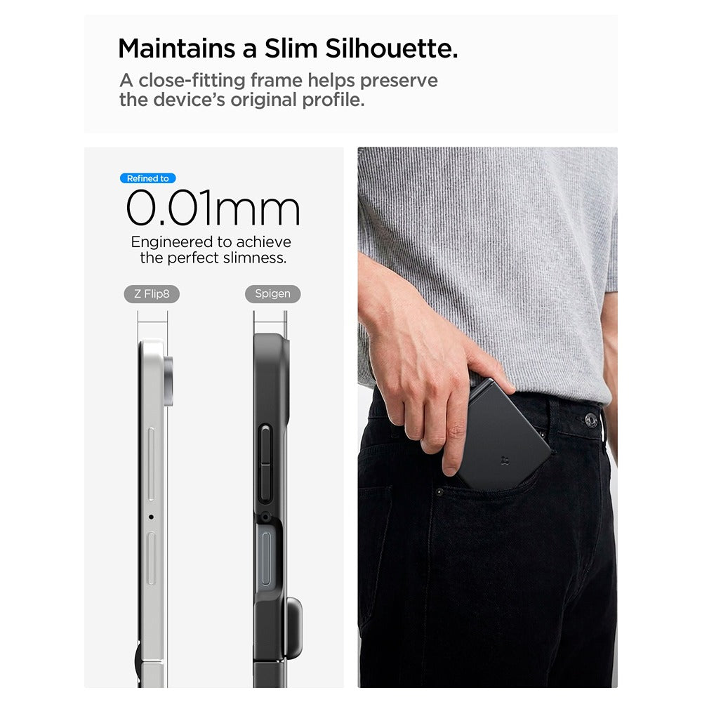 Spigen Samsung Galaxy Z Flip 8 Skal Air Fit Pro MagFit Svart