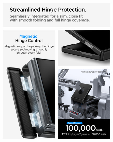 Spigen Samsung Galaxy Z Flip 8 Skal Air Fit Pro MagFit Svart