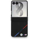 BMW Samsung Galaxy Z Flip 8 Skal Tricolor Stripe Svart