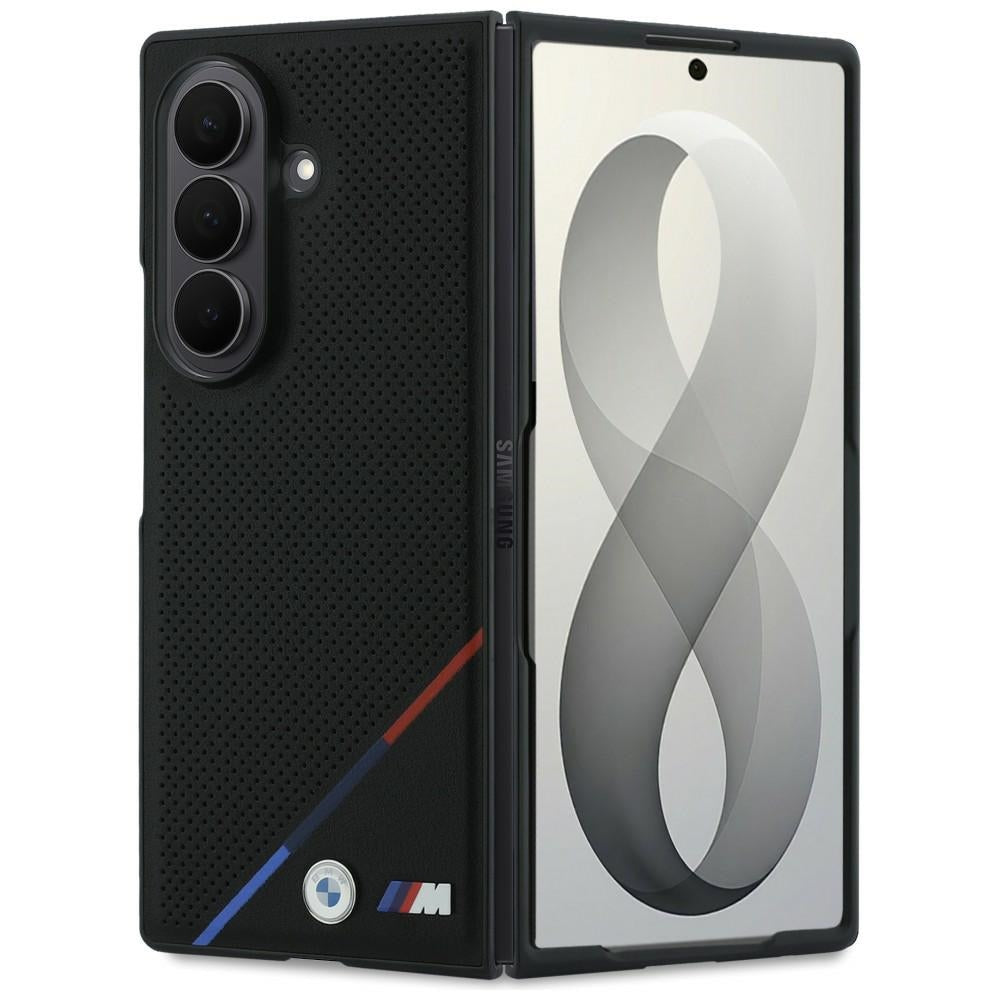 BMW Samsung Galaxy Z Fold 8 Ultra Skal Tricolor Stripe Svart