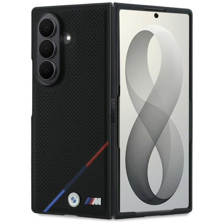 BMW Samsung Galaxy Z Fold 8 Ultra Skal Tricolor Stripe Svart