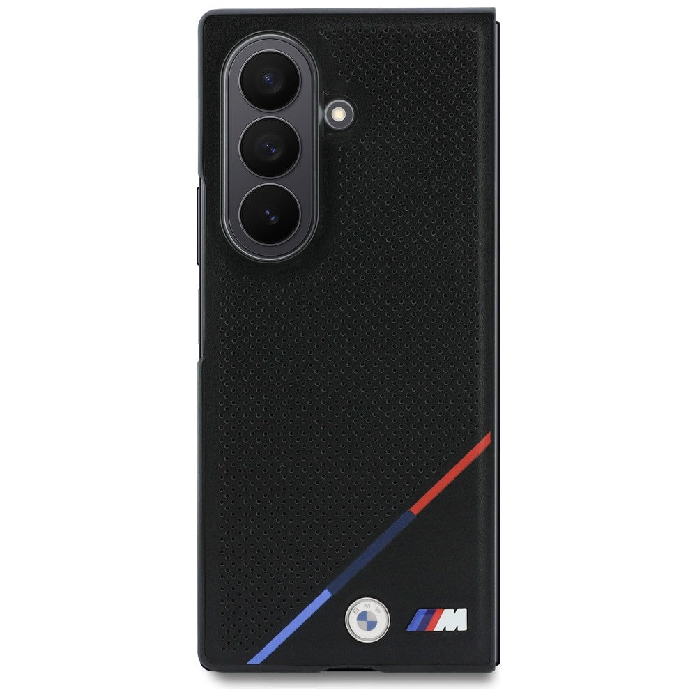 BMW Samsung Galaxy Z Fold 8 Ultra Skal Tricolor Stripe Svart