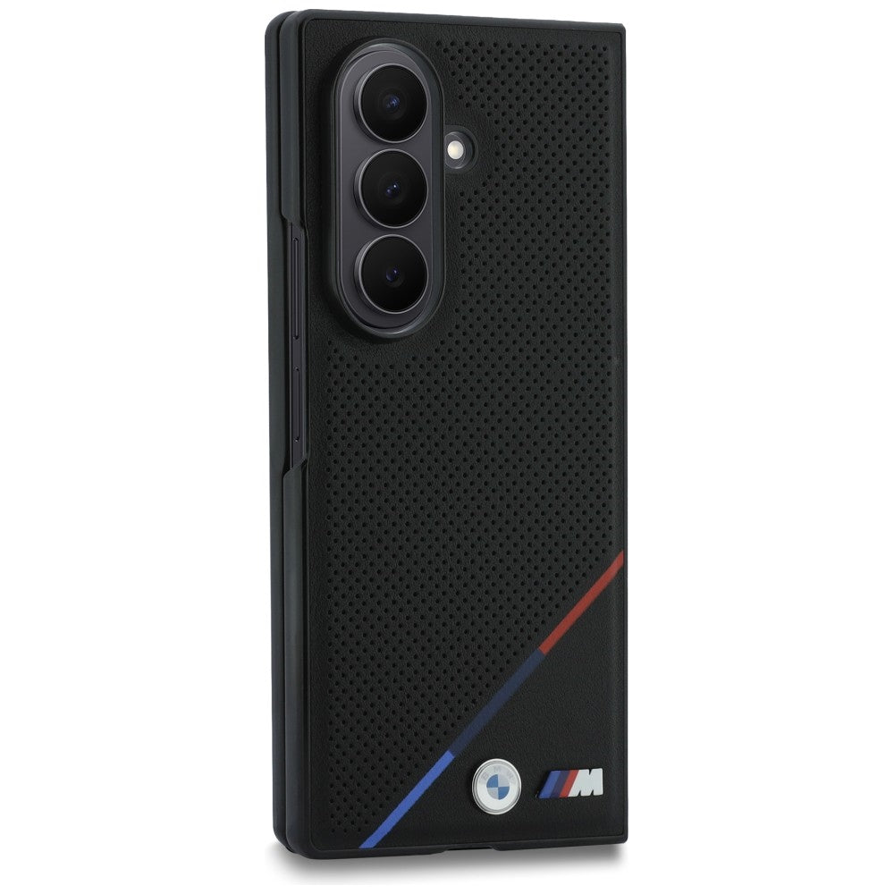 BMW Samsung Galaxy Z Fold 8 Ultra Skal Tricolor Stripe Svart