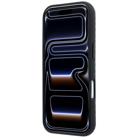 BMW iPhone 18 Pro Skal M Carbon Metal Logo Svart
