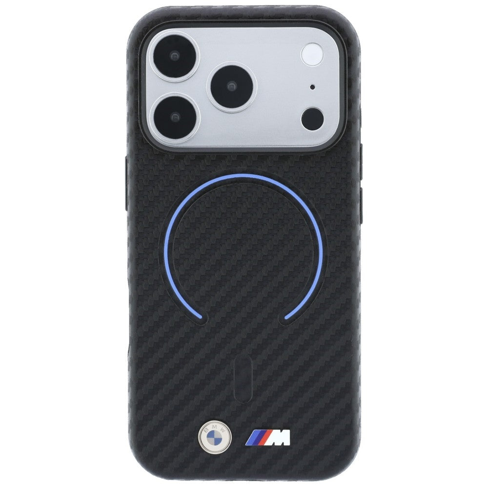 BMW iPhone 17 Pro/iPhone 18 Pro Skal M Carbon Printed Ring Svart