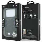 BMW iPhone 17 Pro/iPhone 18 Pro Skal M Carbon Printed Ring Svart
