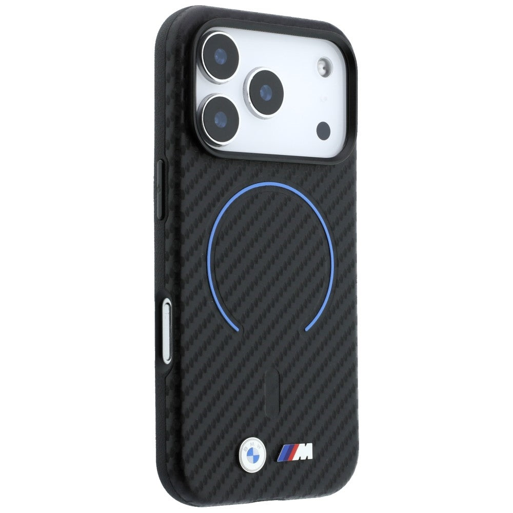 BMW iPhone 17 Pro Max/iPhone 18 Pro Max Skal M Carbon Printed Ring Svart