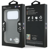BMW iPhone 17 Pro Max/iPhone 18 Pro Max Skal M Quadrille Kevlar Metal Logo Grå