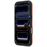 BMW iPhone 17 Pro Max/iPhone 18 Pro Max Skal M Quadrille Kevlar Metal Logo Orange