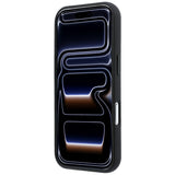 BMW iPhone 17 Pro Max/iPhone 18 Pro Max Skal M Quadrille Kevlar Tricolor & Metal Logo Svart