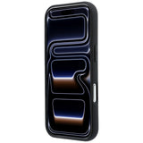 BMW iPhone 17 Pro/iPhone 18 Pro Skal M Quadrille Kevlar Tricolor Lines Svart