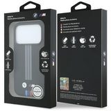 BMW iPhone 17 Pro/iPhone 18 Pro Skal M Quadrille Kevlar Tricolor Lines Svart