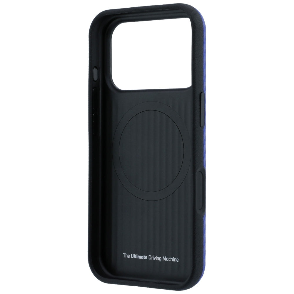 BMW iPhone 17 Pro Max/iPhone 18 Pro Max Skal M Carbon Printed Ring Blå